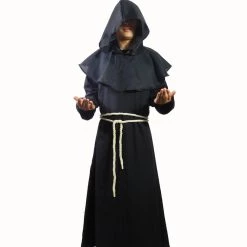 The Halloween Spot Adult Costumes Adult Medieval Monk Hooded Robe Costume