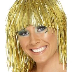 Smiffys Cyber Tinsel Disco Wig Accessories