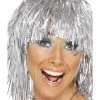 Smiffys Cyber Tinsel Disco Wig Accessories