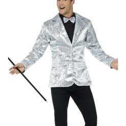 Smiffys Seasonal Costumes Sequin Jacket, Mens