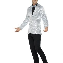 Smiffys Seasonal Costumes Sequin Jacket, Mens