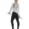 Smiffys Seasonal Costumes Sequin Tailcoat Jacket, Ladies 1 Smiffys Seasonal Costumes Sequin Tailcoat Jacket, Ladies
