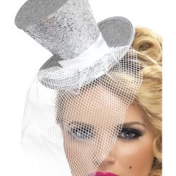 Smiffys Accessories Fever Mini Top Hat On Headband