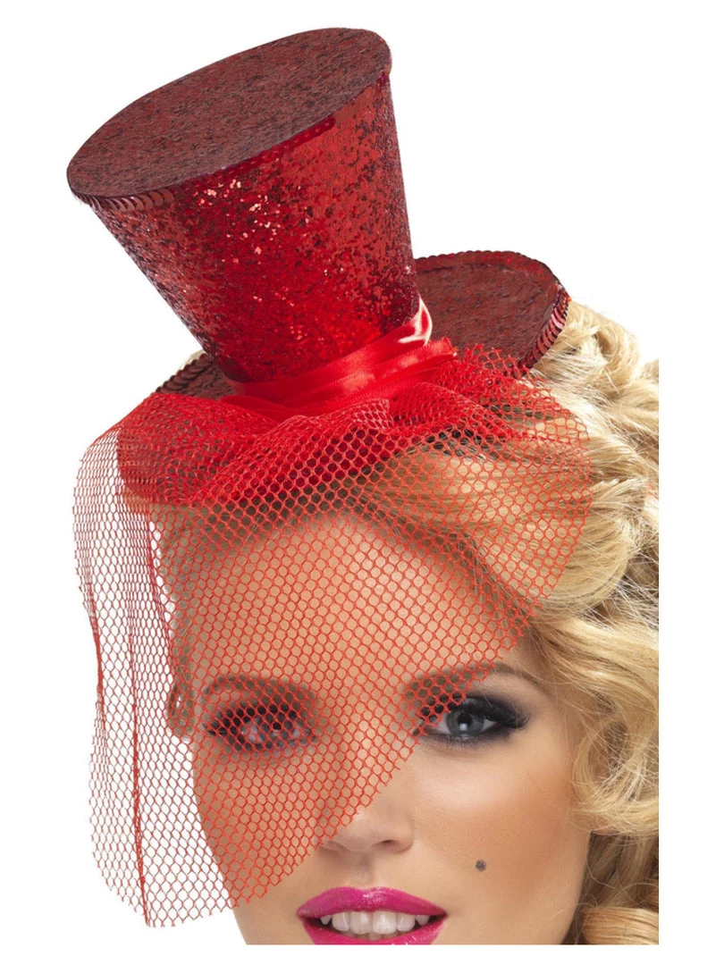 Smiffys Accessories Fever Mini Top Hat On Headband 6 Smiffys Accessories Fever Mini Top Hat On Headband