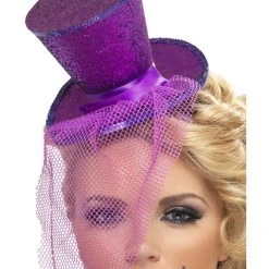 Smiffys Accessories Fever Mini Top Hat On Headband