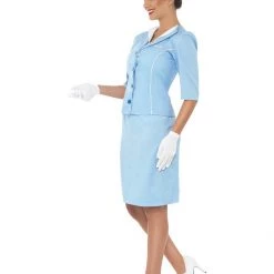 Smiffys Adult Costumes Women's Air Hostess Costume