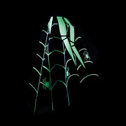 California Costume Glow In The Dark Spider Poncho Costume For Toddlers