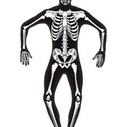 Smiffys Adult Costumes Men's Skeleton Second Skin Costume