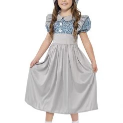 Smiffys Girl's Victorian School Girl Costume Kids Costumes