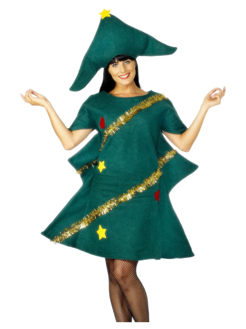 Smiffys Seasonal Costumes Christmas Tree Costume With Tunic 3 Smiffys Seasonal Costumes Christmas Tree Costume With Tunic