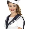 Smiffys Accessories Women's Sailor Scarf & Hat 1 Smiffys Accessories Women's Sailor Scarf & Hat