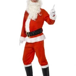 The Halloween Spot Shop 41 Smiffys Men's Deluxe Santa Claus Costume