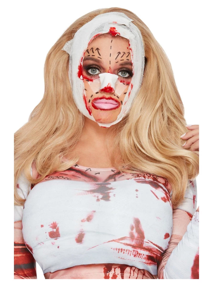 Smiffys Funny Botched Plastic Surgery Job Makeup Kit 3 Smiffys Funny Botched Plastic Surgery Job Makeup Kit