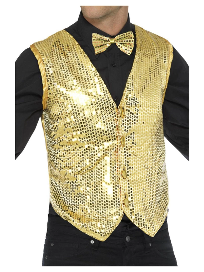 Smiffys Sequin Waistcoat For Adults 3 Smiffys Sequin Waistcoat For Adults