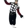 Smiffys Men's Gothic Venetian Harlequin Costume 1 Smiffys Men's Gothic Venetian Harlequin Costume