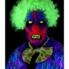 Smiffys UV Black Light Clown Mask 1 Smiffys UV Black Light Clown Mask