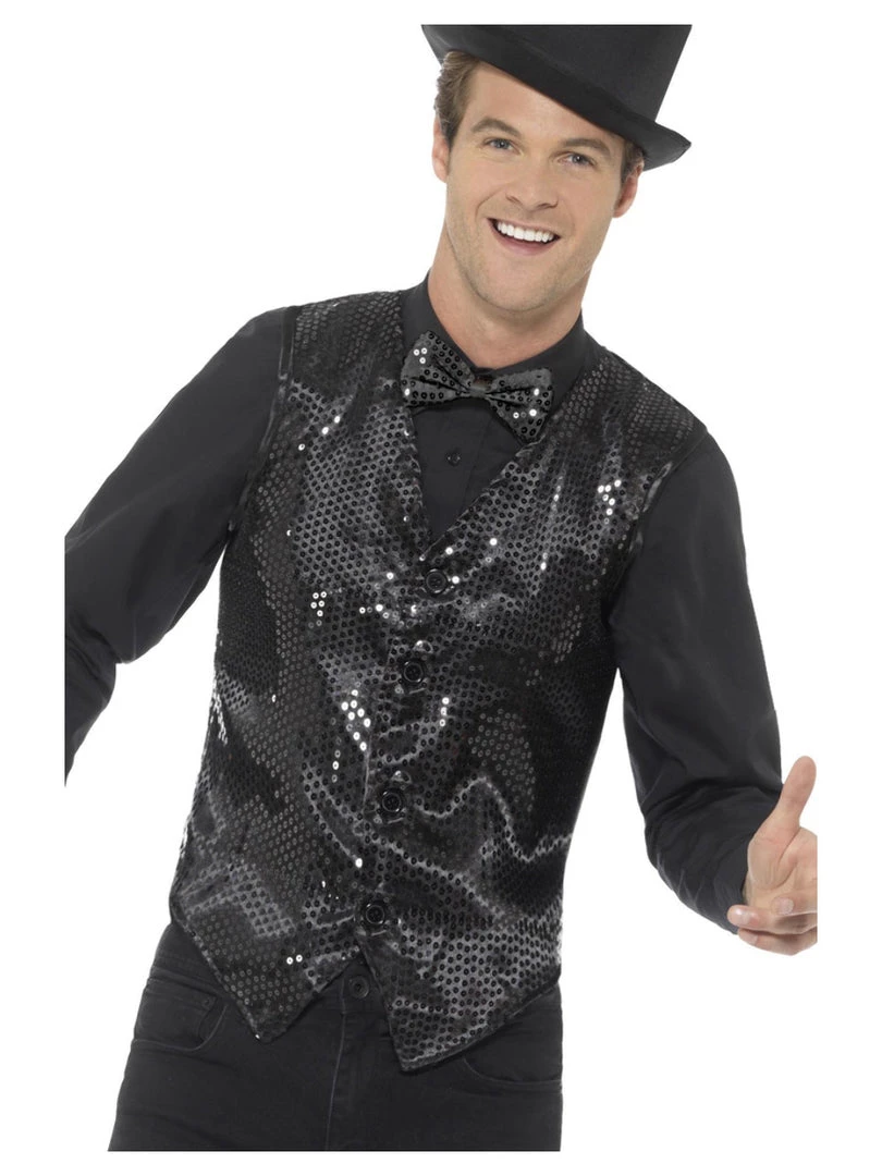 Smiffys Sequin Waistcoat For Adults 9 Smiffys Sequin Waistcoat For Adults