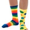Smiffys Adult Big Top Clown Socks, Unisex