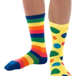 Smiffys Adult Big Top Clown Socks, Unisex