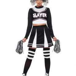 Smiffys Adult Costumes Women's Gothic Cheerleader Costume