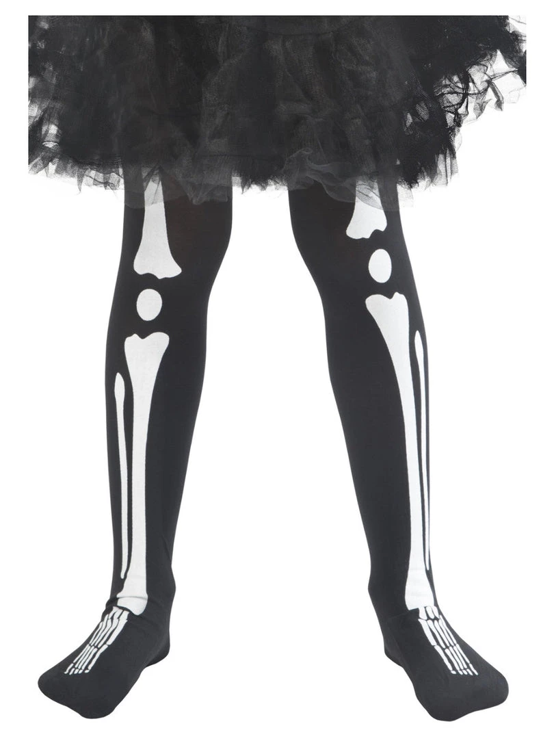Smiffys Skeleton Tights, Child 3 Smiffys Skeleton Tights, Child
