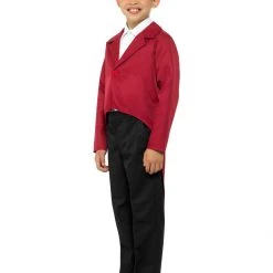 Smiffys Kids Costumes Kids Red Tailcoat