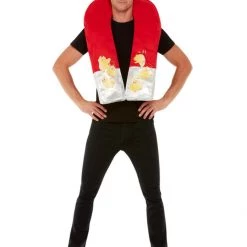 Smiffys Chick Magnet Costume, Red Adult Costumes