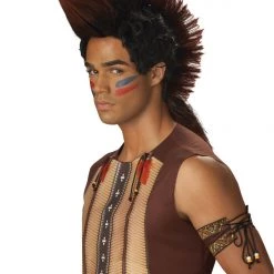 California Costume Men's Native American Inspired Warrior Mohawk Wig