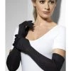 Smiffys Gloves, Black, Long Accessories